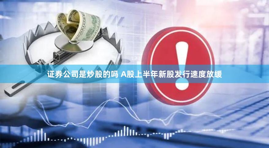 证券公司是炒股的吗 A股上半年新股发行速度放缓